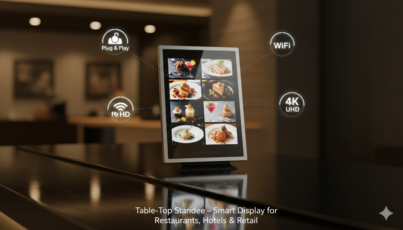 Rotable Table-Top Digital Signage (22 Inch)
