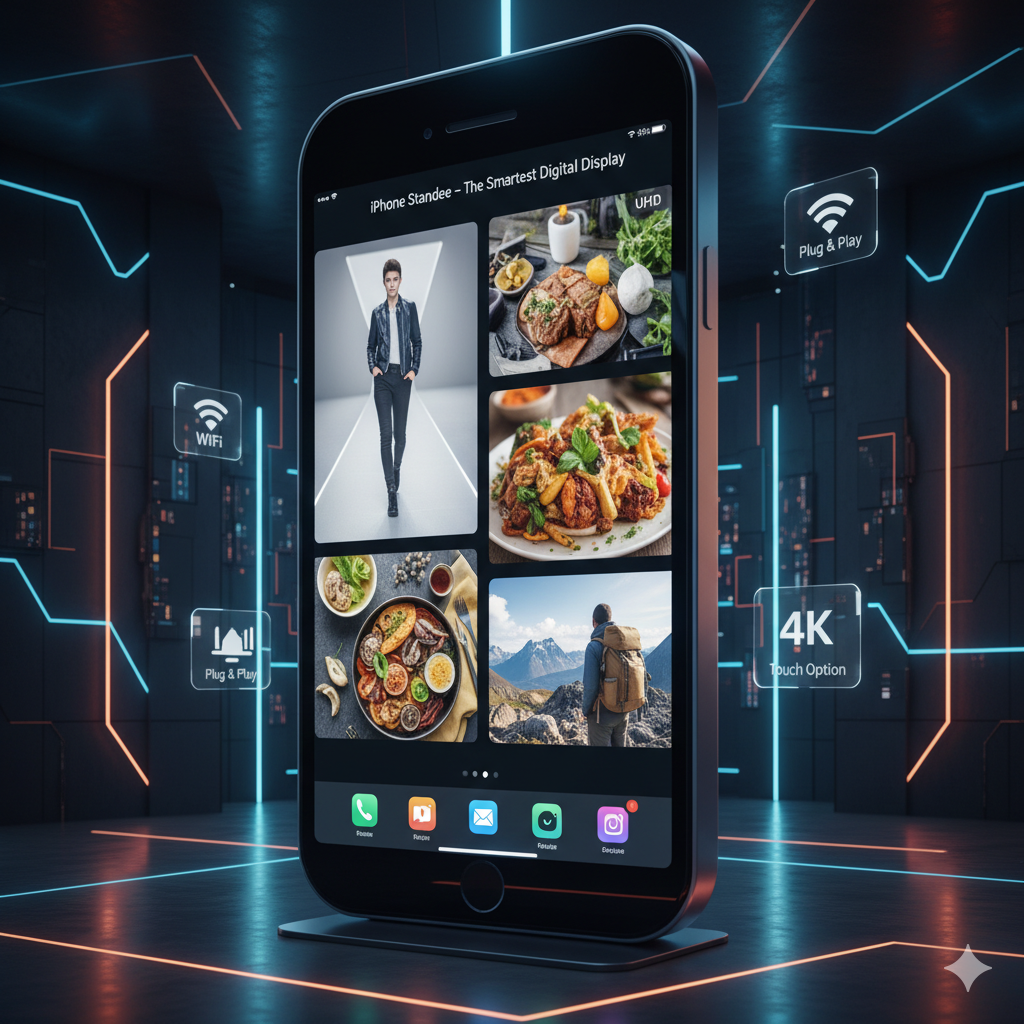 i phone type digital signage (43 inch)