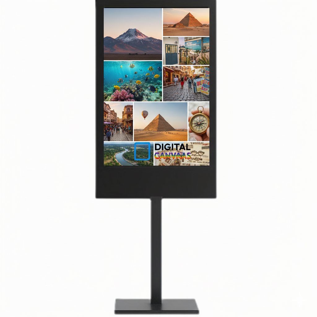 T-Type Standee / Digital Signage (40 Inch)
