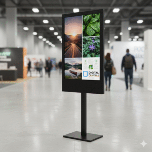t type standee / digital signage (32 inch)